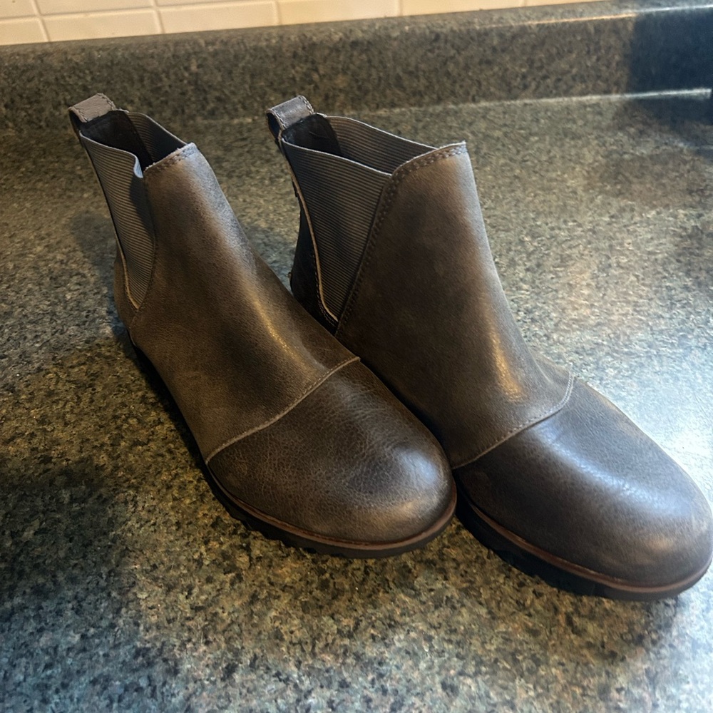 Sorel Brown Ankle Boots